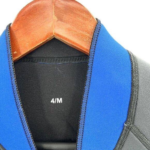 Cressi Black Blue Shorty Wetsuit Mens Size 4/M - Picture 5 of 5
